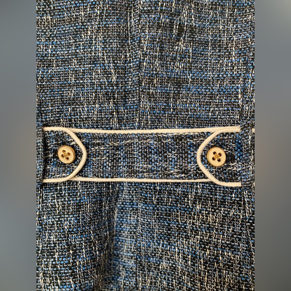 Cache Blue Blazer Jacket Size 6 - Picture 10 of 11